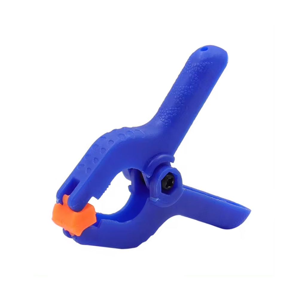Pinza De Plástico Sujetadora De Display, LCD O Touch, Fuerte Sujeción (Azul)
