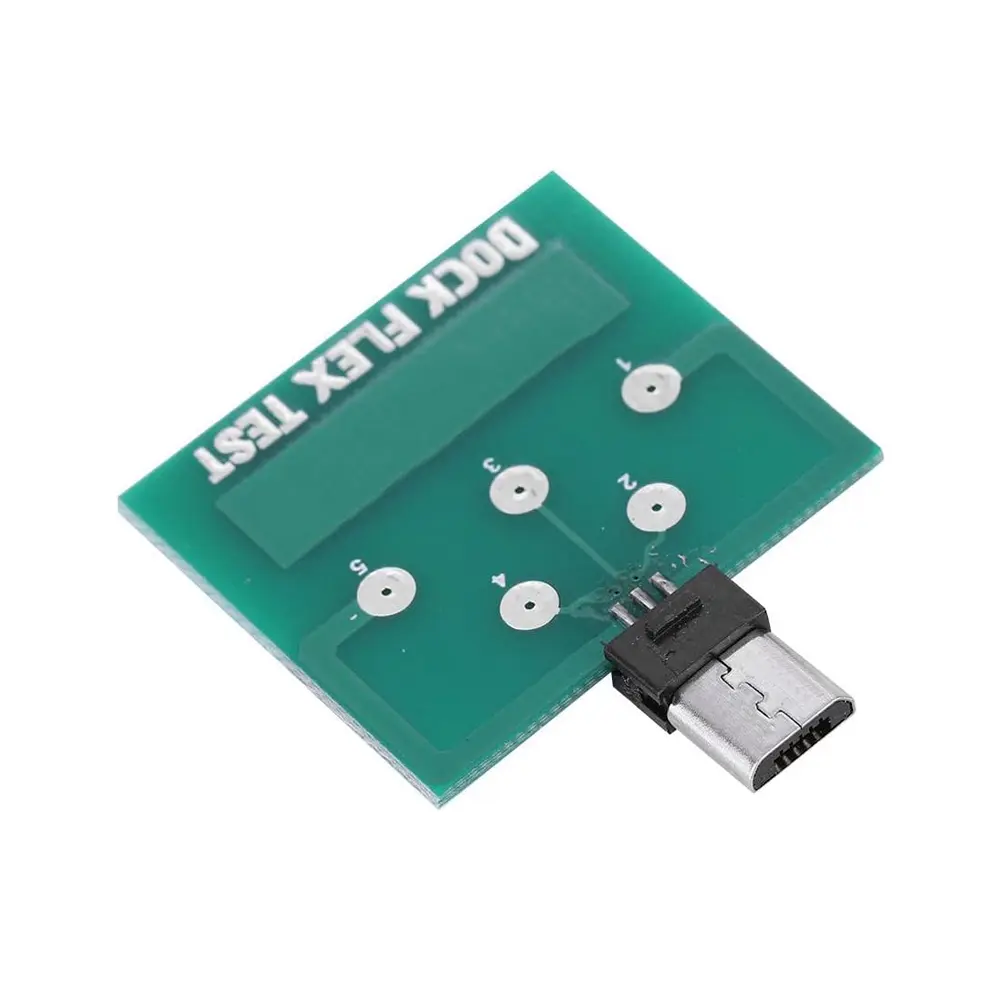 Placa De Prueba De Enchufe Trasero Para Android, Dock Test Micro Usb