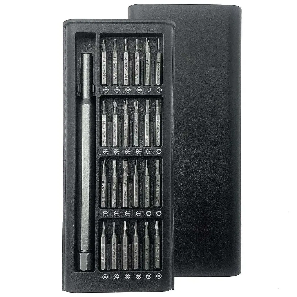 Kit de destornilladores 24 En 1 Con Puntas intercambiables + Estuche