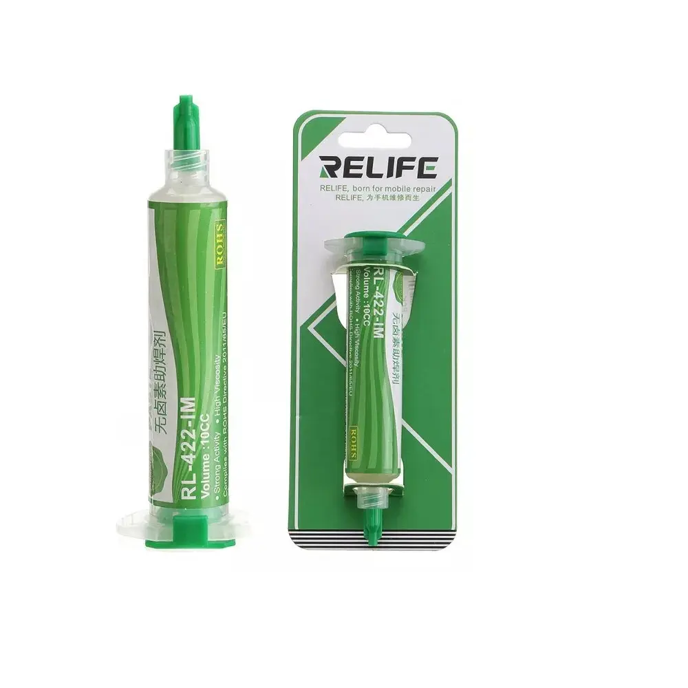 Jeringa De Flux Sin Plomo Para Soldar 10cc Relife RL-422-IM