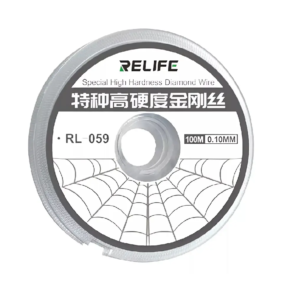 Alambre De Diamante Separador De Pantallas Lcd 0.08mm X 100m