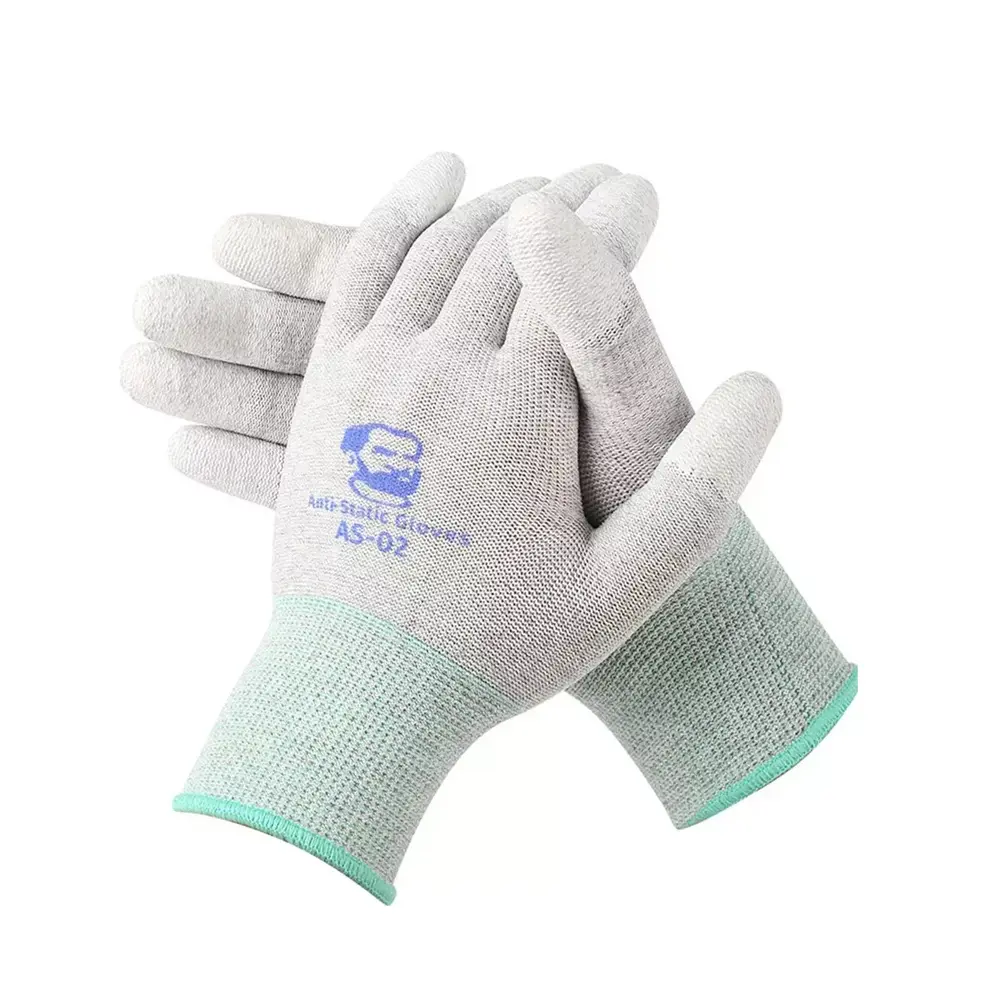 Guantes Antiestáticos De Seguridad Para Reparación De Electrónica O Celulares (Mediana)