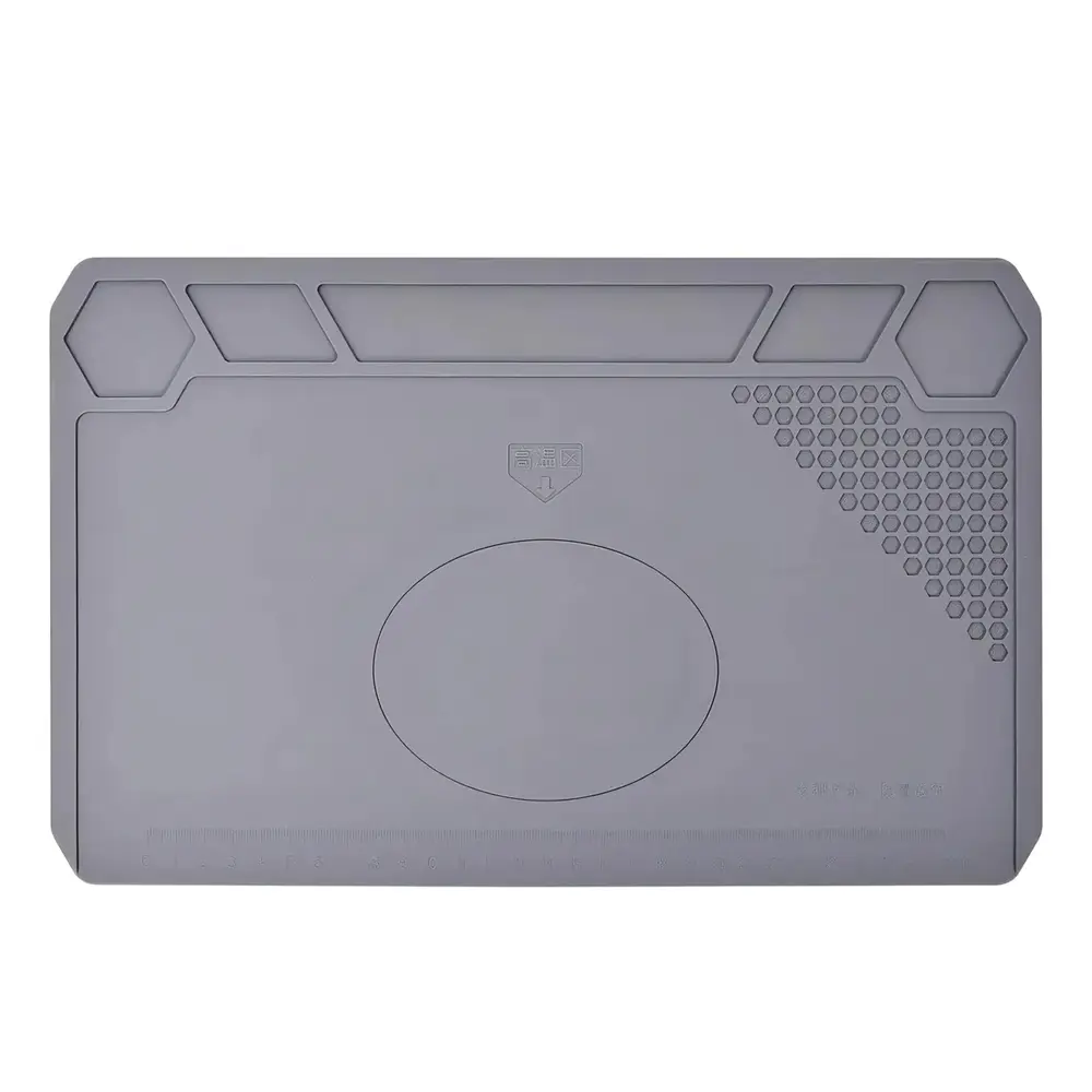 Tapete De Silicona, Para Reparaciones De Celulares, Resistente A Altas Temperaturas 35x22 cm