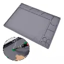 Tapete Térmico Para Reparación De Celulares Gris 25 X 35 Cm