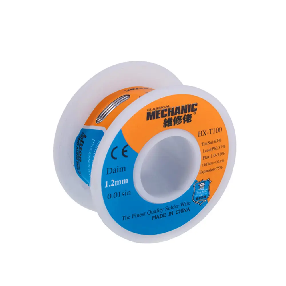 Rollo De Alambre De Estaño Para Soldadura 1.2mm, 55g.