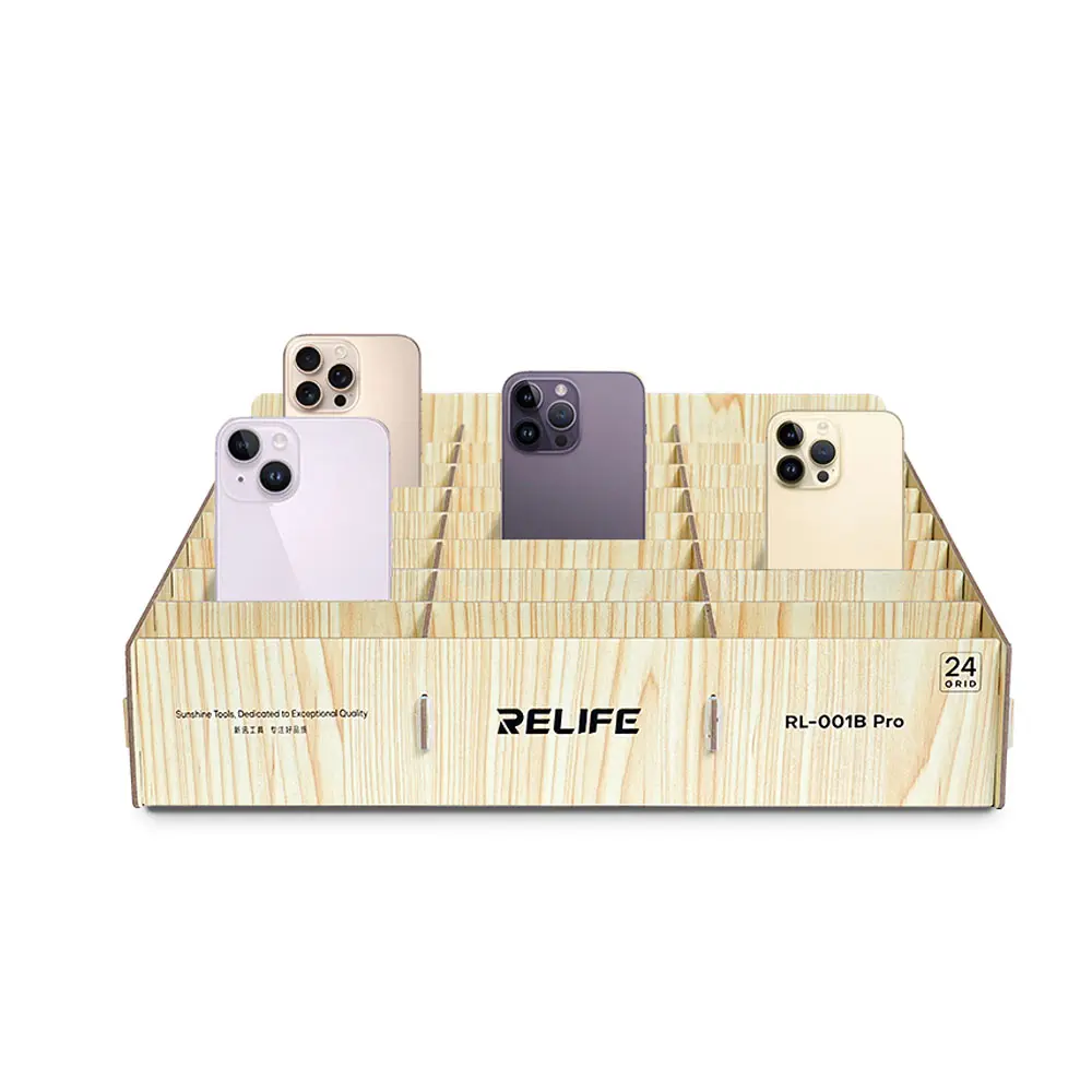 Caja De Almacenamiento Para Organizar o Almacenar Celulares 24 Compartimientos Relife RL-001B Pro
