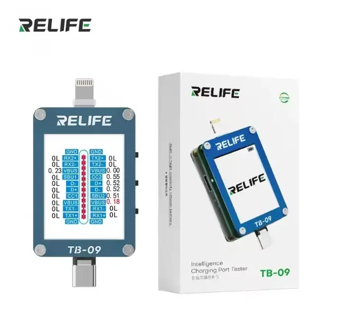 Detector Inteligente De Enchufe Trasero Para Celulares iPhone Y Android Tipo C, Relife TB-09