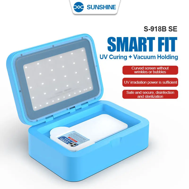  Máquina inteligente de filmación y vacío UV  SUNSHINE S-918B SE