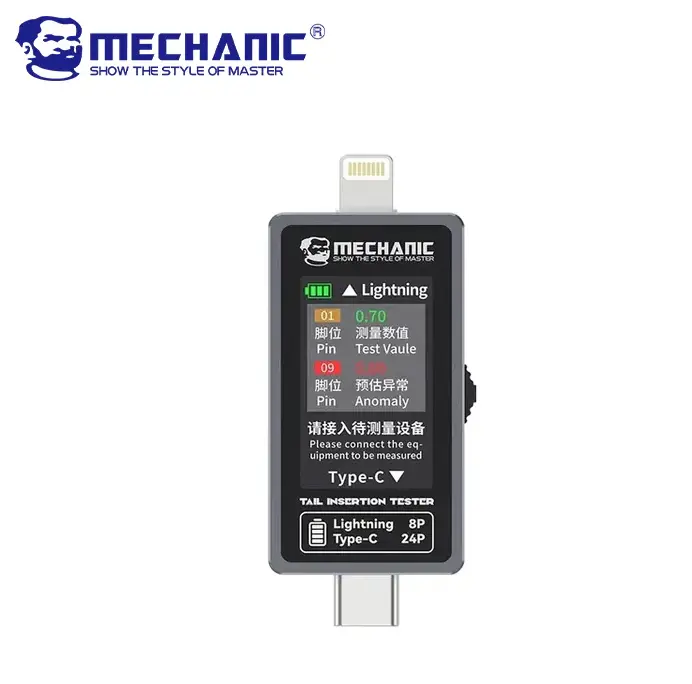 Placa de Prueba De Enchufe Trasero Para Equipos iPhone y Android Mechanic 