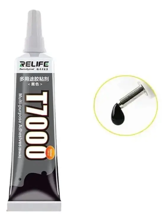 Pegamento Negro Para Celulares T7000 Relife