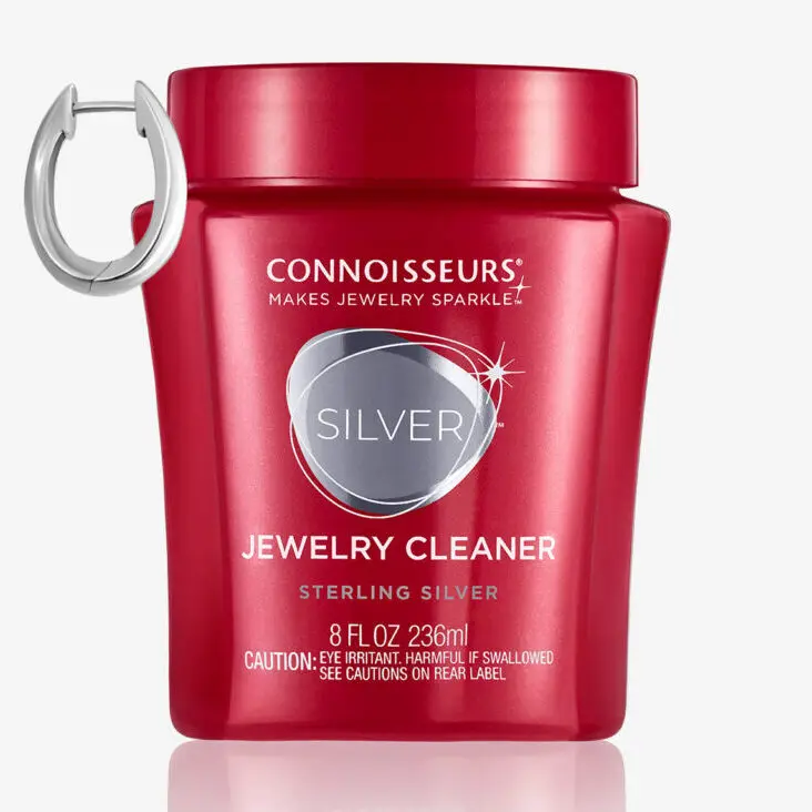 Liquido Limpiador para joyería de Plata 236 ml Marca Connoisseurs® 