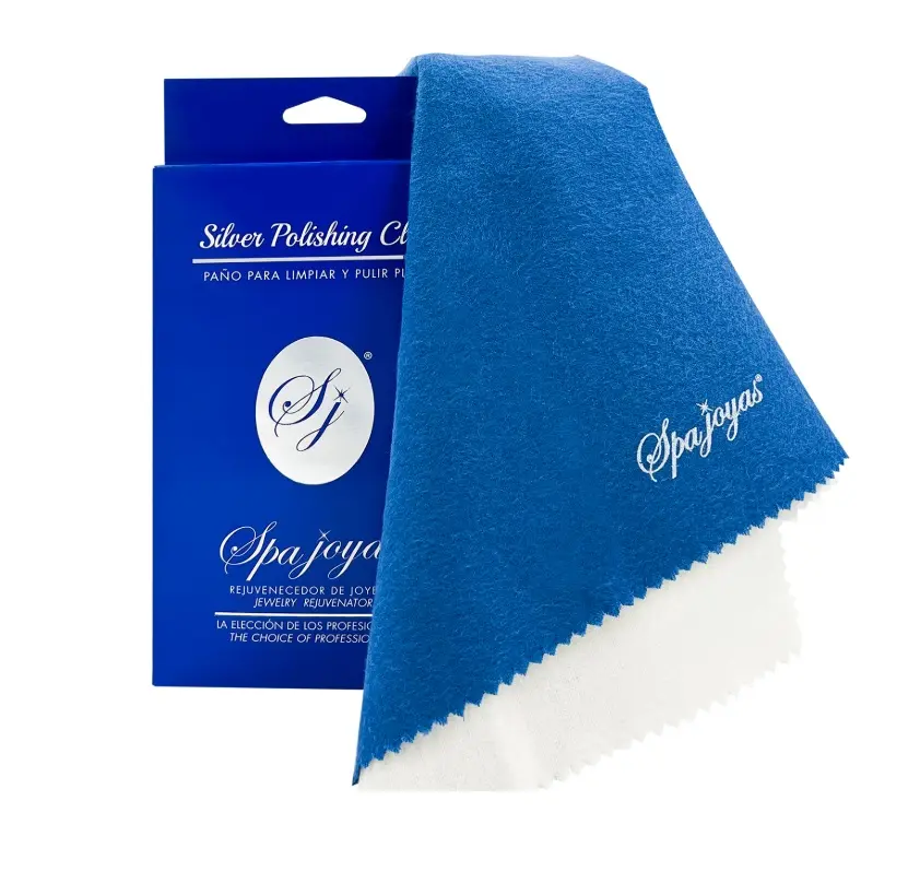 Paño Para Limpiar Y Pulir Joyería De Plata Spa Joyas® Grande