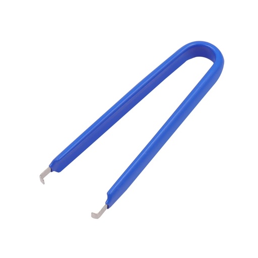 [RZ0846.A] Pinza De Extracción De Piezas De Dispositivos Electrónicos, Chip, Ic, Integrados De Placas Pcb (Azul)