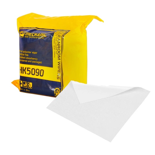 [HK5090-1] Paño Anti Polvo, Antiestático De Poliéster Para Limpieza De Pantallas, Cámaras 10x10, 100pz Mechanic HK5090