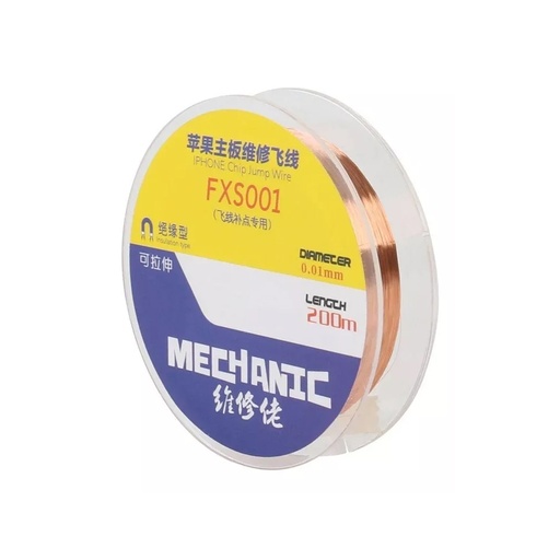[FXS001] Alambre De Salto Superfino De 0.01mm X 200m Mechanic Fxs001