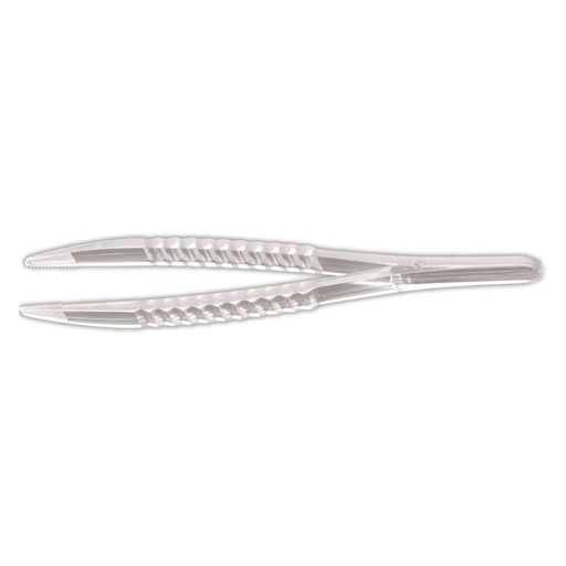 [P1012] Pinza De Plástico Transparente Para Laboratorio o Manejo De Joyería