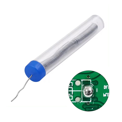 [RZ0643] Alambre De Soldadura De Estaño Con Núcleo De Colofonia Tubo de 10g