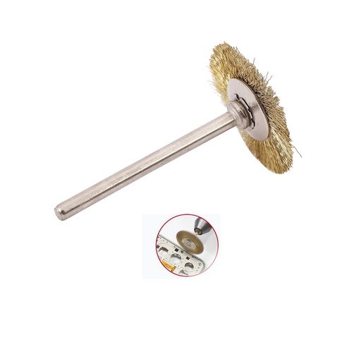 [HS-02] Cepillo De Cobre 3mm Removedor De Pegamento Ideal Para Pluma Pulidora