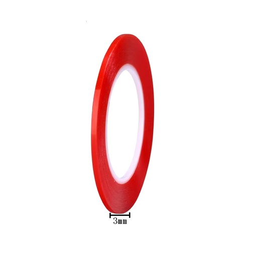 [H06] Cinta Doble Cara Adhesiva, Para Pegar Tapas, Baterías O Display De Celulares, Rollo De 3mmx25m