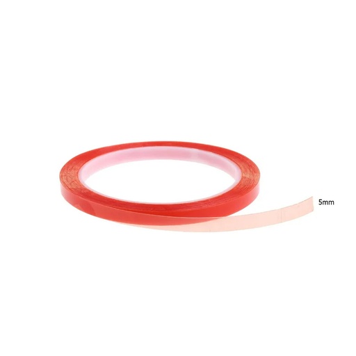 [H07] Cinta Doble Cara Adhesiva, Para Pegar Tapas, Baterías O Display De Celulares, Rollo De 5mmx25m
