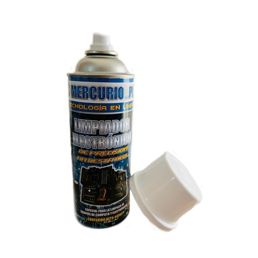 Limpiador Electrónico De Precisión Antiestático Para Limpieza De Equipos De Computo Y Electrónicos 440ml