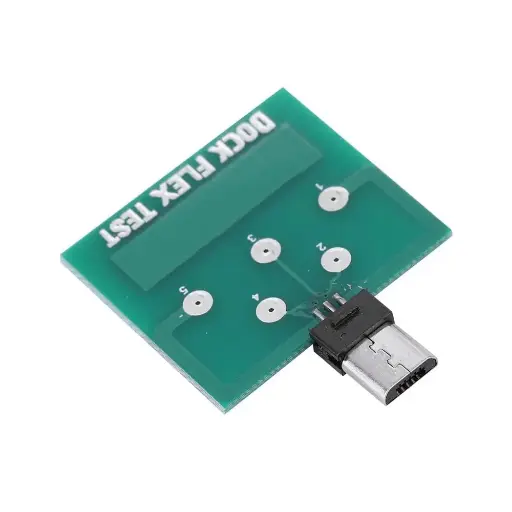 [DT-01] Placa De Prueba De Enchufe Trasero Para Android, Dock Test Micro Usb