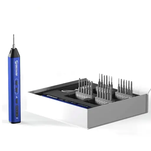 [MC-ES240] Desarmador Eléctrico Con Luz Led, Para Reparación De Electrónica,  Kit 24 En 1