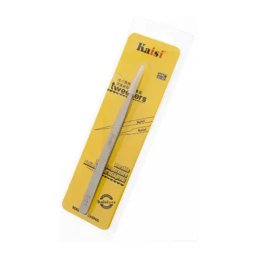 [T-11] Pinza Recta Antiestática Alta Precisión De Acero Kaisi T-11