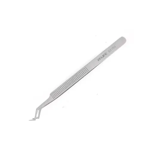 [RL-ST-20L] Pinza Antimagnética De Acero Para Plantación De Chip, Relife ST-20L