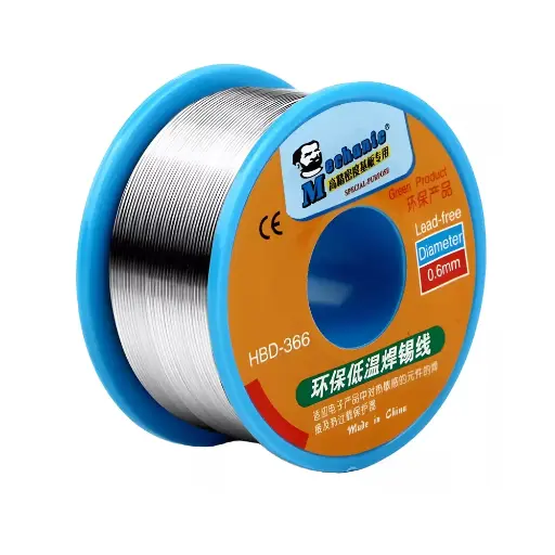 [HBD366-4] Rollo De Alambre De Soldadura Sin Plomo 138° 0.6mm Mechanic