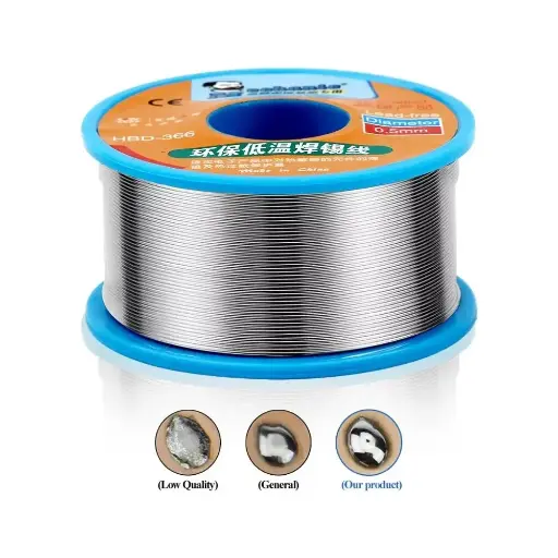 [HBD366-3] Rollo De Alambre De Soldadura Sin Plomo 138° 0.5mm Mechanic