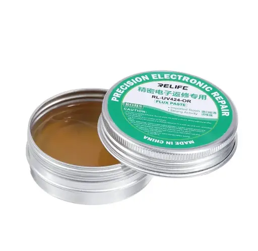 [RL-424] Pasta Flux UV Para Soldar 35G, Relife RL-UV424-OR
