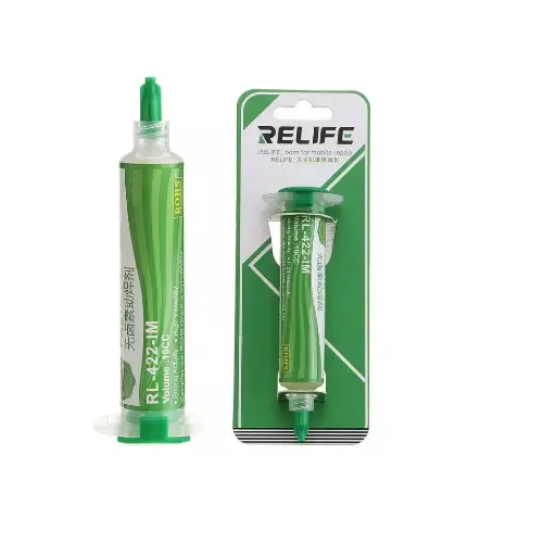 [RL-422] Jeringa De Flux Sin Plomo Para Soldar 10cc Relife RL-422-IM