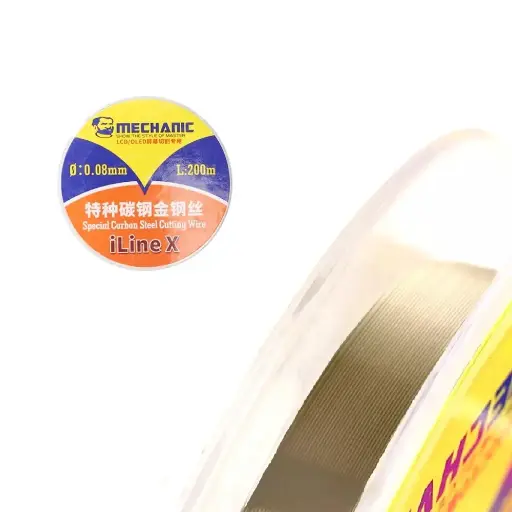 [HC-18] Alambre De Corte De Acero Para Separar Pantalla Lcd 0.08mm X 200m Mechanic iLine X