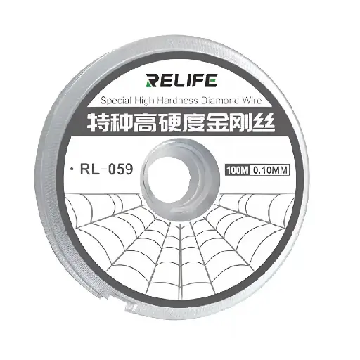 [HC-08] Alambre De Diamante Separador De Pantallas Lcd 0.08mm X 100m