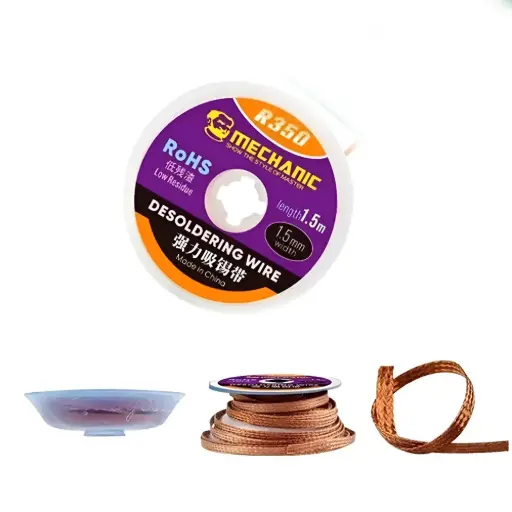 [HC43] Malla Para Desoldar Mechanic 1.5mm De 1.5m De Alta Calidad