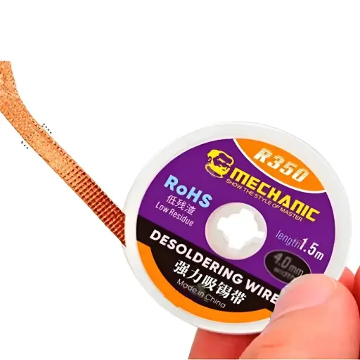 [HC48] Malla Para Desoldar Mechanic 4.0mm De 1.5m De Alta Calidad