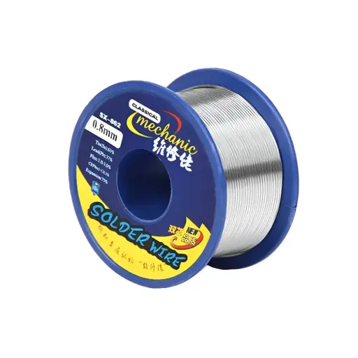 [SX-862 (0.8mm)] Rollo De Soldadura Con Núcleo De Colofonia 0.8mm 60g Mechanic