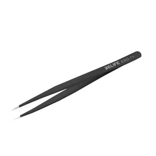 [RL-ESD-11] Pinza Recta Antiestática De Alta Precisión Para Electrónica Relife