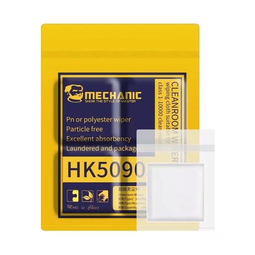 [HK5090] Paño Anti Polvo De Poliéster Para Limpieza De Pantallas, Cámaras 10x10, 400pz Mechanic HK5090