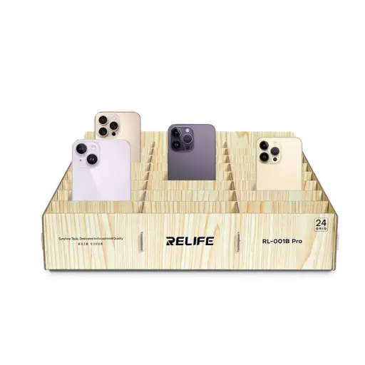 [RL-001B Pro] Caja De Almacenamiento Para Organizar o Almacenar Celulares 24 Compartimientos Relife RL-001B Pro