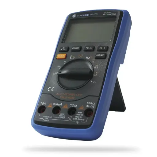 [DT-17N] Multímetro Digital Automático, Medición De Resistencia De Corriente, Voltaje CA CC SUNSHINE DT-17N