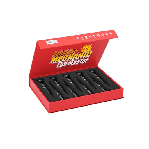[LSD-72] Kit De 9 Desarmadores De Precisión De Alta Calidad Para Celulares Mechanic CORN