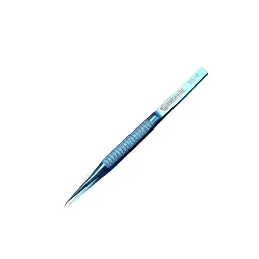 [TD15-MC] Pinza Curva De Aleación De Titanio De Alta Precisión Mechanic.