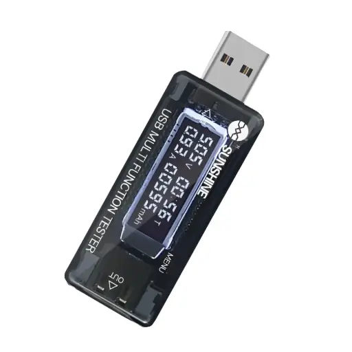 [SS-302A] Detector De Voltaje Premium, Usb Tester Digital Sunshine ss-302A