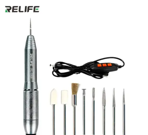 [RL-068] Pluma Pulidora Rectificadora De Circuitos Ic De Placas Relife RL-068