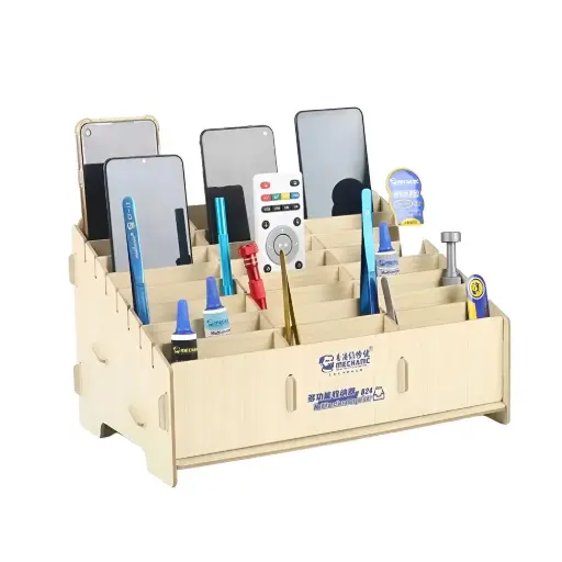 [B24-MC] Caja De Almacenamiento Con 24 Compartimentos Para Organización Y Almacenamiento De Celulares Mechanic
