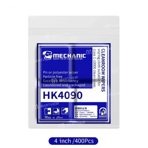 [HK4090] Paño Libre De Polvo Antiestático 10x10cm Pack 400 Piezas Mechanic HK4090
