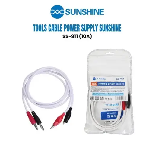 [SS-X143] Cable Con Caimanes Para Fuente De Poder 10A Sunshine SS-911