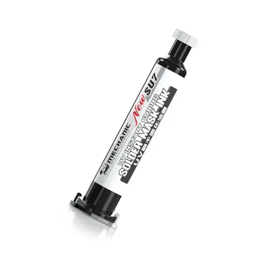 [SU7-T] Mascara UV Transparente En Jeringa De 10cc Mechanic SU7-T